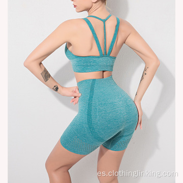 ropa deportiva de yoga para mujer de 2 piezas